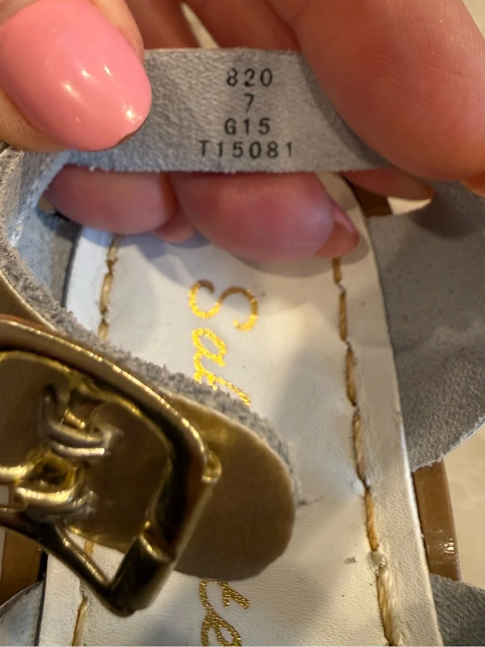 Saltwater “Original “ Sandal by Hoy in Little Girl’s Size 7  NWT